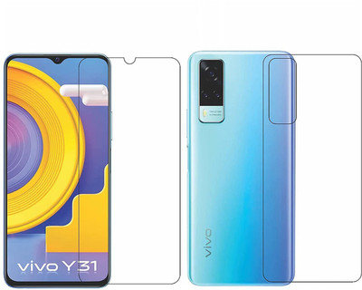 Firstkart Front and Back Tempered Glass for Vivo Y31(Pack of 2)