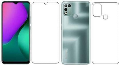 Firstkart Front and Back Tempered Glass for Infinix Hot 10 Play(Pack of 2)
