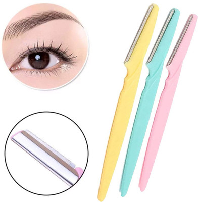 GRR eyebrow trimmer thread Painless Facial Eyebrow & face Hair Removal Safety Razors (3pcs/set), Women(Pack of 3)