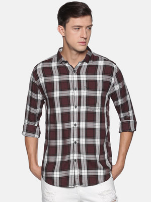 SHOWOFFFF Men Checkered Casual Multicolor Shirt