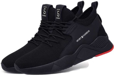 HOTSTYLE Running Shoes For Men(Black)