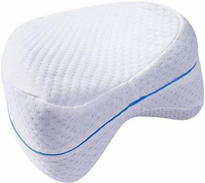 ujas Memory Foam Solid Orthopaedic Pillow Pack of 1(White)
