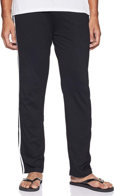 Stylcozy Solid Men Black Track Pants