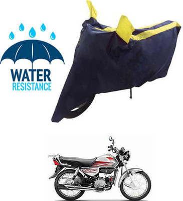 RONISH Waterproof Two Wheeler Cover for Hero(HF Dawn, Blue, Yellow)