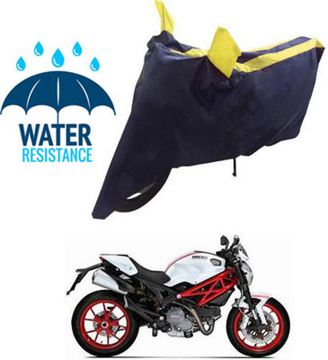 RONISH Waterproof Two Wheeler Cover for Ducati(Monster 796 S2R, Blue, Yellow)