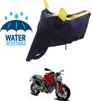 RONISH Waterproof Two Wheeler Cover for Ducati(Monster 795, Blue, Yellow)