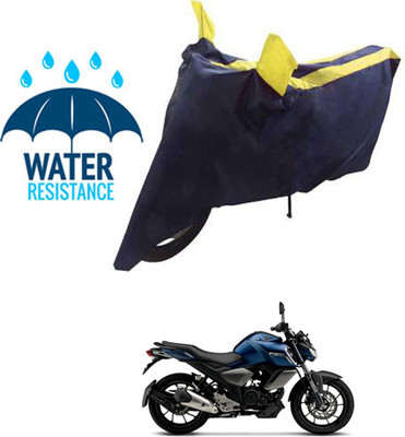 RONISH Waterproof Two Wheeler Cover for Yamaha(FZ S V3.0 FI, Blue, Yellow)