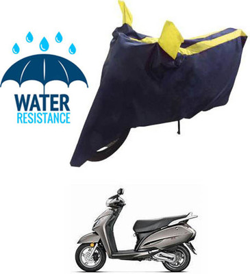 RONISH Waterproof Two Wheeler Cover for Honda(Activa 125, Blue, Yellow)