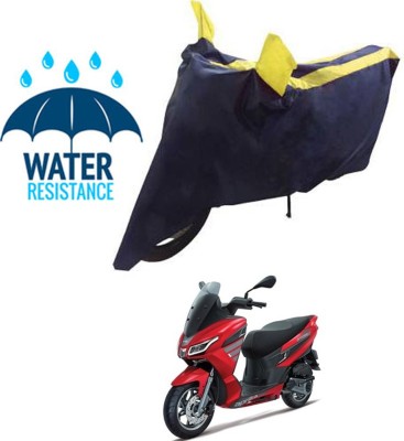 RONISH Waterproof Two Wheeler Cover for Aprilia(Blue, Yellow)