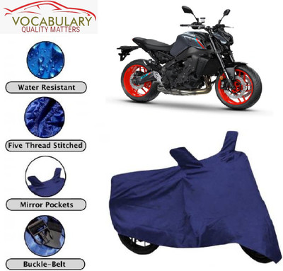 MEGA MARTZZ Waterproof Two Wheeler Cover for Yamaha(MT 9, Blue)
