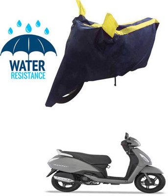 RONISH Waterproof Two Wheeler Cover for TVS(Jupiter, Blue, Yellow)