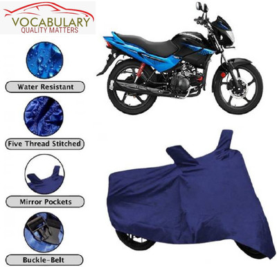 Astips Waterproof Two Wheeler Cover for Hero(MotoCorp Glamour, Blue)