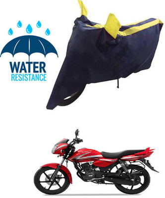 RONISH Waterproof Two Wheeler Cover for TVS(Phoenix 125, Blue, Yellow)
