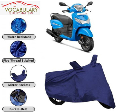 Astips Two Wheeler Cover for Hero(MotoCorp Pleasure Plus, Blue)