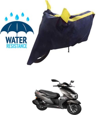 RONISH Waterproof Two Wheeler Cover for TVS(Ntorq 125, Blue, Yellow)