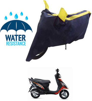 MMSSTAR Waterproof Two Wheeler Cover for TVS(Scooty Streak, Blue, Yellow)