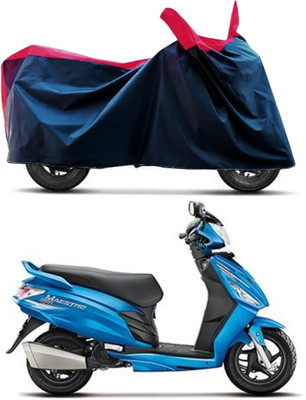 STARIE Waterproof Two Wheeler Cover for Hero(Maestro, Black, Red)