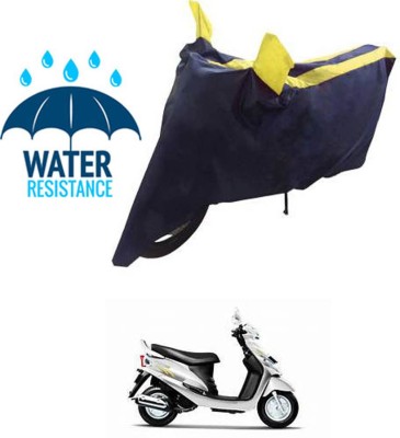 RONISH Waterproof Two Wheeler Cover for Mahindra(Rodeo RZ, Blue, Yellow)