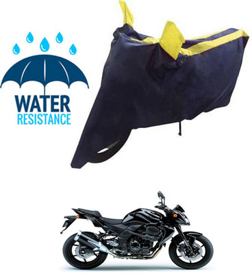 RONISH Waterproof Two Wheeler Cover for Kawasaki(Z750, Blue, Yellow)