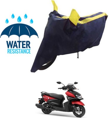 RONISH Waterproof Two Wheeler Cover for Yamaha(RayZR 125 Fi, Blue, Yellow)