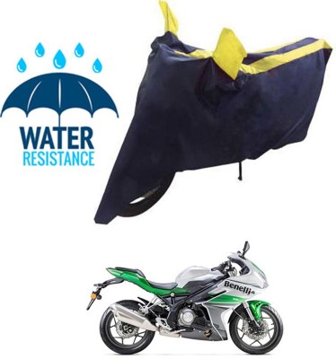 RONISH Waterproof Two Wheeler Cover for Benelli(302R, Blue, Yellow)