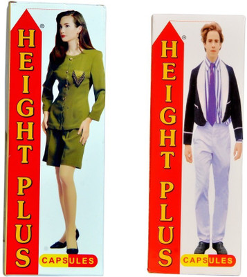 Surjichem Height Plus Capsule Pack Of 2 Each Of 60 Capsules(Pack of 2, 120 Capsules)