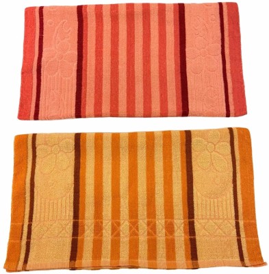 S K Enterprises Cotton 350 GSM Bath Towel Set(Pack of 2)