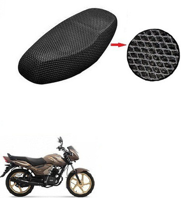 Zirxa BLSM-MESH-CVR-A38 Single Bike Seat Cover For TVS Star City