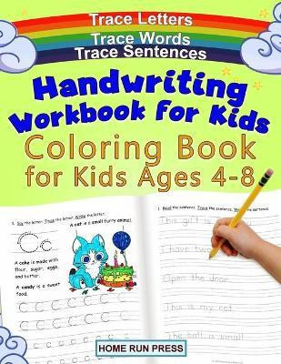 Handwriting Workbook for Kids Coloring Book for Kids Ages 4-8(English, Paperback, Home Run Press LLC)