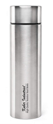 KUBER INDUSTRIES 1000 ml Steel Bottle(Pack of 1, Silver)