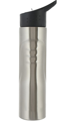KUBER INDUSTRIES 700 ml Steel Bottle(Pack of 1, Silver)