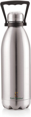 KUBER INDUSTRIES 1500 ml Steel Bottle(Pack of 1, Silver)