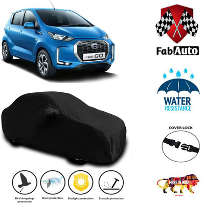 FabAuto Car Cover For Datsun redi-GO(Black)