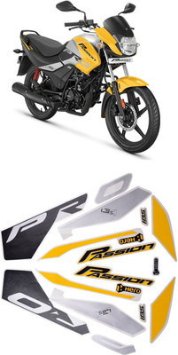 BR BULL Sticker & Decal for Bike(Yellow)