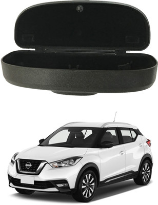 Oshotto Car Visor Sunglass Case Holder For Nissan Kicks Black Car Sunglass Clip Holder