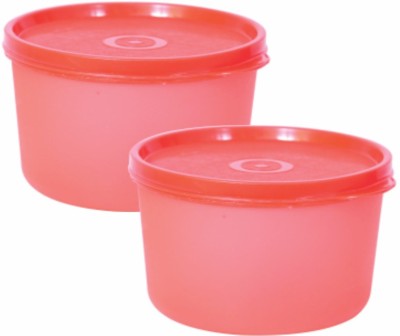 Wonder Plastic Grocery Container  - 1000 ml(Pack of 2, Red)