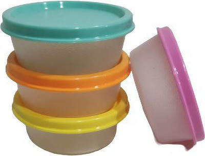 TUPPERWARE Plastic Utility Container  - 65 ml(Pack of 4, Multicolor)