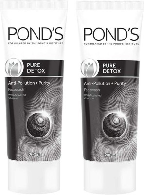 POND's PURE DETOX FACE WASH 200 G X 2 Face Wash(400 g)