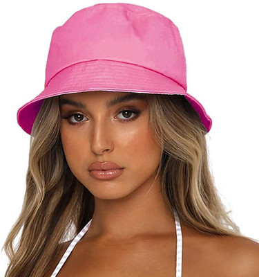 INFISPACE BUCKET HAT(LIGHT PINK, Pack of 1)
