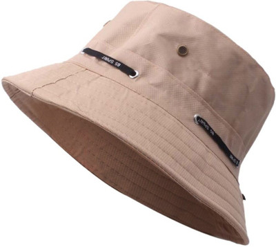 INFISPACE BUCKET HAT(Beige, Pack of 1)