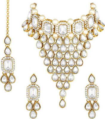 CATALYST Alloy Copper White Jewellery Set(Pack of 1)