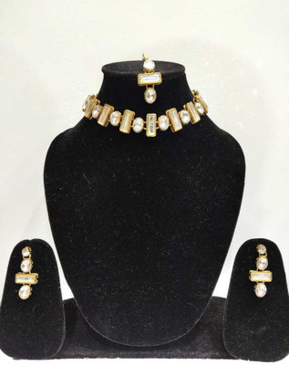 CATALYST Alloy Copper White Jewellery Set(Pack of 1)
