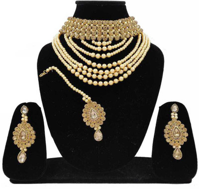 CATALYST Alloy Copper Gold Jewellery Set(Pack of 1)