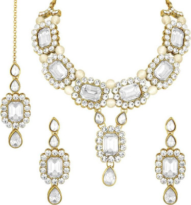 CATALYST Alloy Copper White Jewellery Set(Pack of 1)