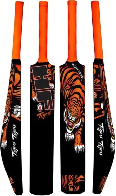 HF TIGER Edition Full Size (Ideal for 15+) Hard PLastic For tennis Ball PVC/Plastic Cricket  Bat(800 g)