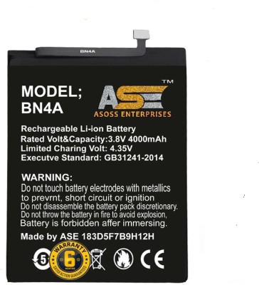 ASOSS ENTERPRISES Mobile Battery For  REDMI MI NOTE 7