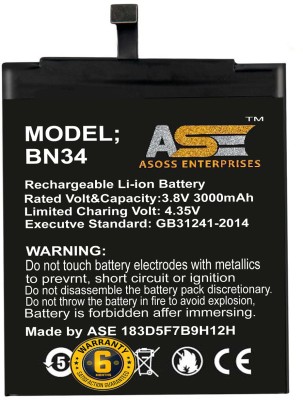 ASOSS ENTERPRISES Mobile Battery For  REDMI MI REDMI MI 5A