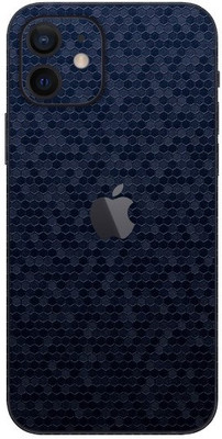 Orgic India iPhone 12 Mini Mobile Skin(Blue Honeycomb)