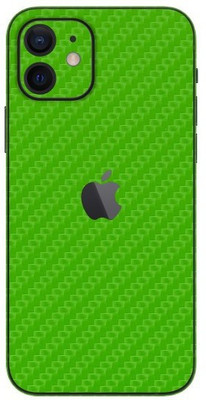 Orgic India iPhone 12 Mini Mobile Skin(Carbon Green)