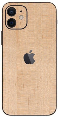 Orgic India iPhone 12 Mini Mobile Skin(Light Wood)